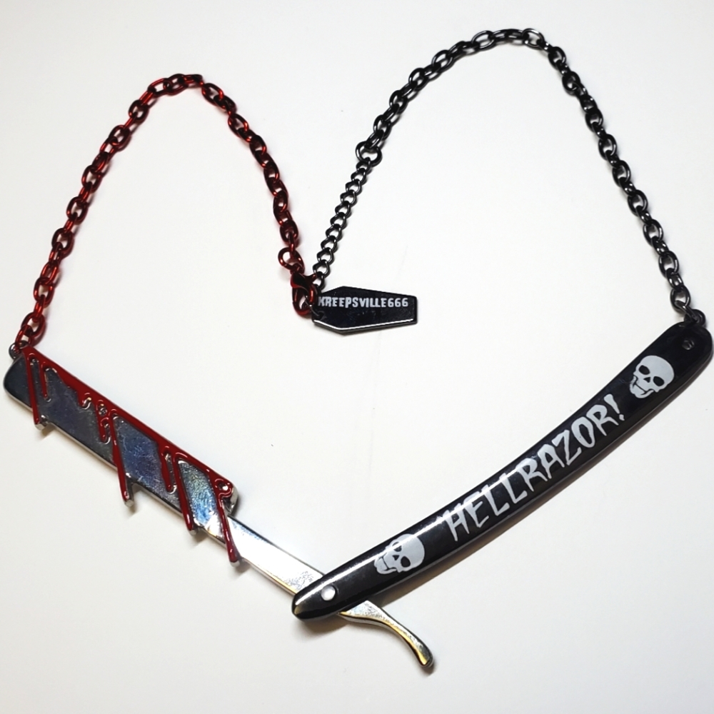 Kreepsville 666 Razor Necklace